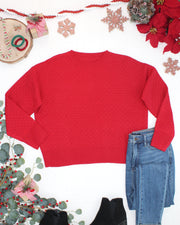 WAREHOUSE ONLY Gianna Pullover Sweater - Red
