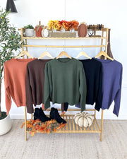 WAREHOUSE ONLY Gianna Pullover Sweater - Black