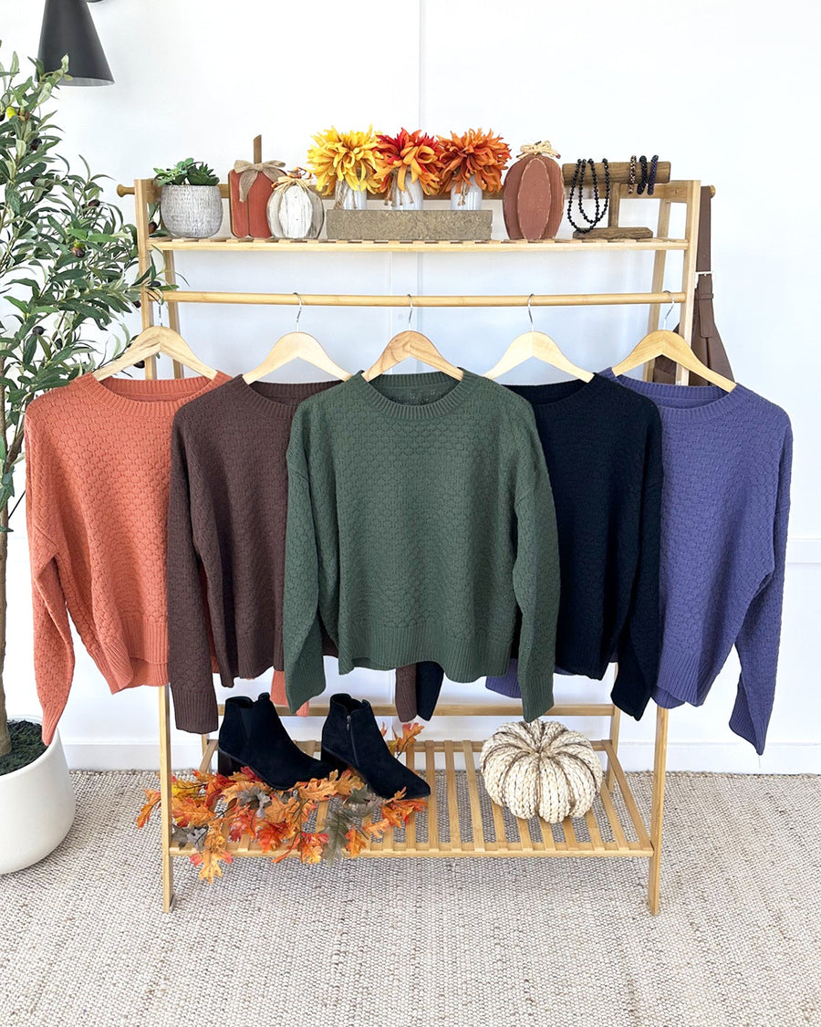 WAREHOUSE ONLY Gianna Pullover Sweater - Black