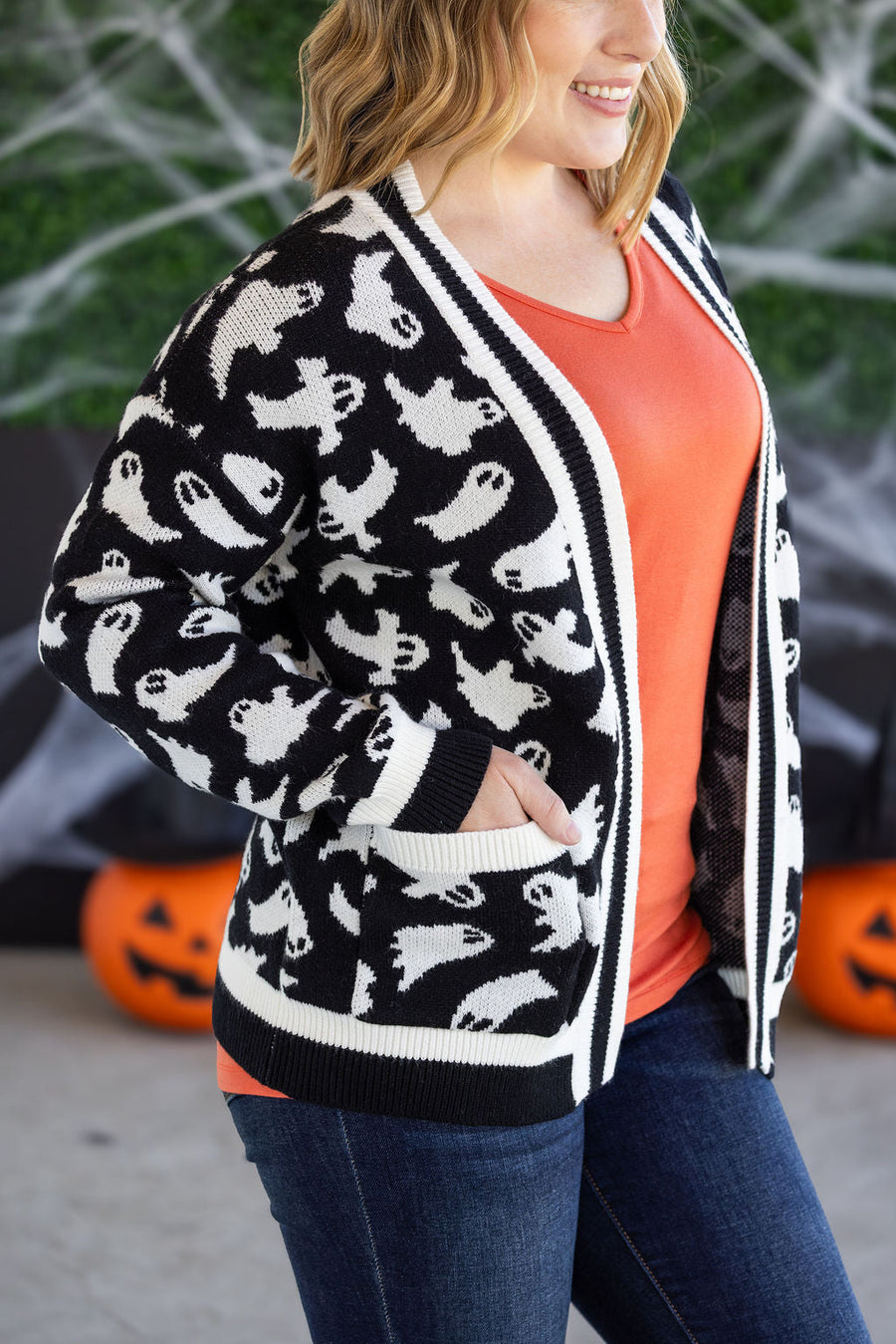 WAREHOUSE Ghost Cardigan