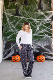 WAREHOUSE Lounge Pants - Midnight Bats