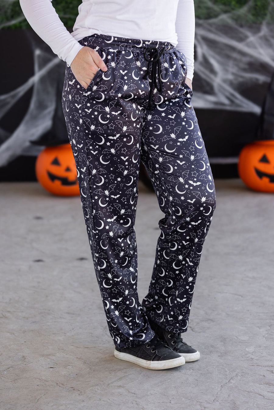 WAREHOUSE Lounge Pants - Midnight Bats