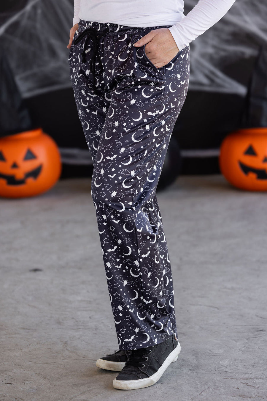 WAREHOUSE Lounge Pants - Midnight Bats