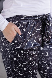 WAREHOUSE Lounge Pants - Midnight Bats