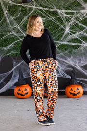 WAREHOUSE Lounge Pants - Trick-Or-Treat Checkered