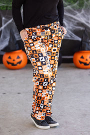 WAREHOUSE Lounge Pants - Trick-Or-Treat Checkered