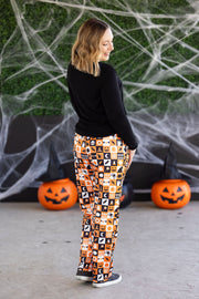 WAREHOUSE Lounge Pants - Trick-Or-Treat Checkered