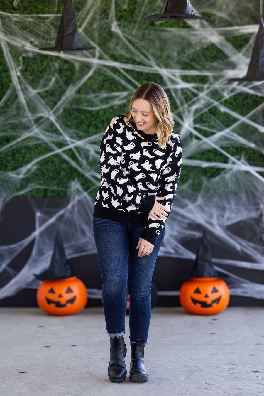 WAREHOUSE Ghost Pullover Sweater