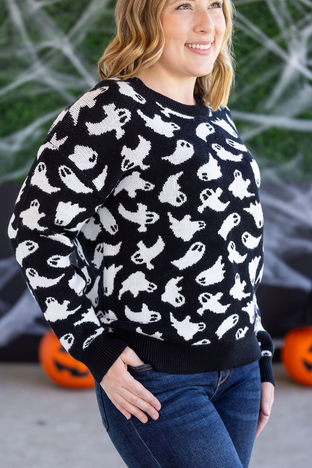 WAREHOUSE Ghost Pullover Sweater