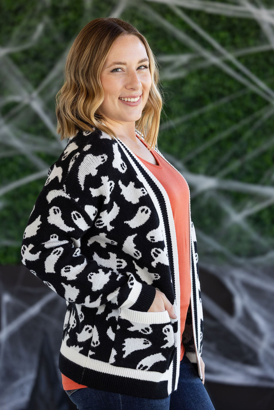 WAREHOUSE Ghost Cardigan