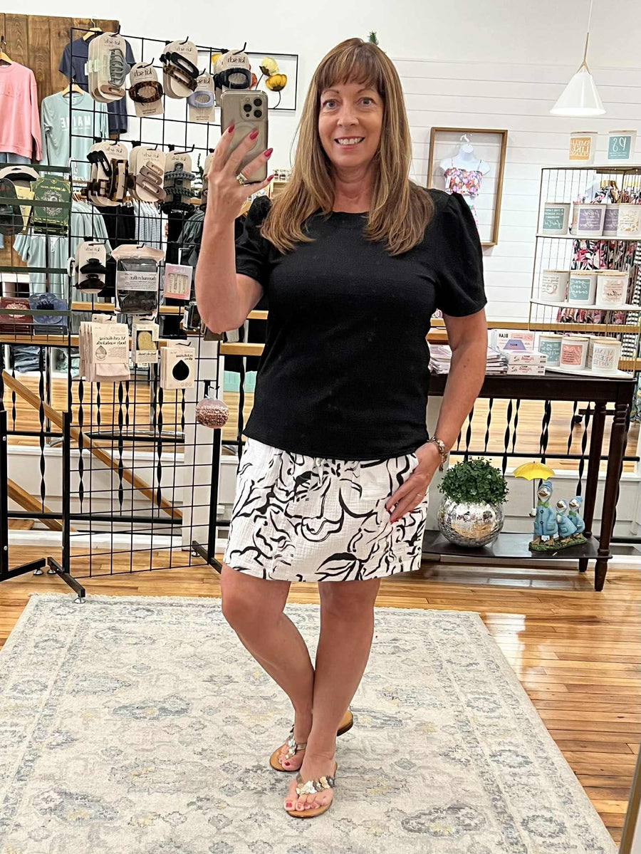 Classic Black Blouse FINAL SALE