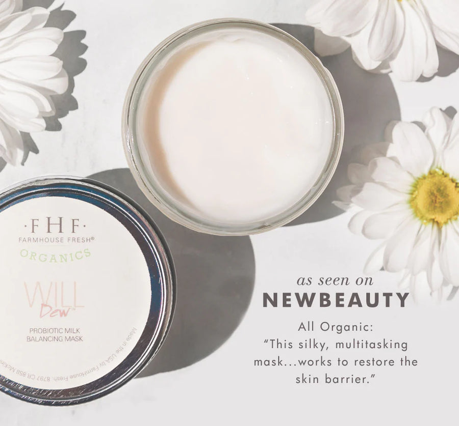 Will Dew® Organic Probiotic Milk Balancing Mask
