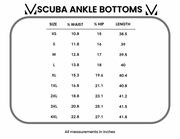 WAREHOUSE Scuba Ankle Bottoms- Black