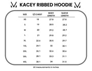 WAREHOUSE Kacey Ribbed Hoodie - Rose