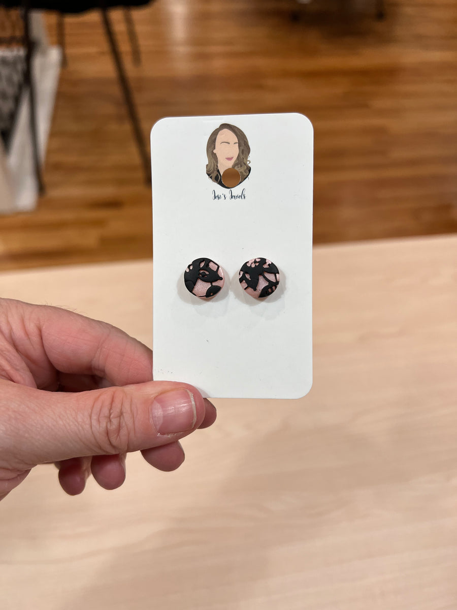 Clay Stud Earrings FINAL SALE
