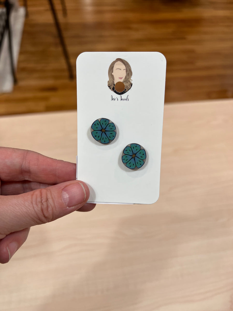 Clay Stud Earrings FINAL SALE