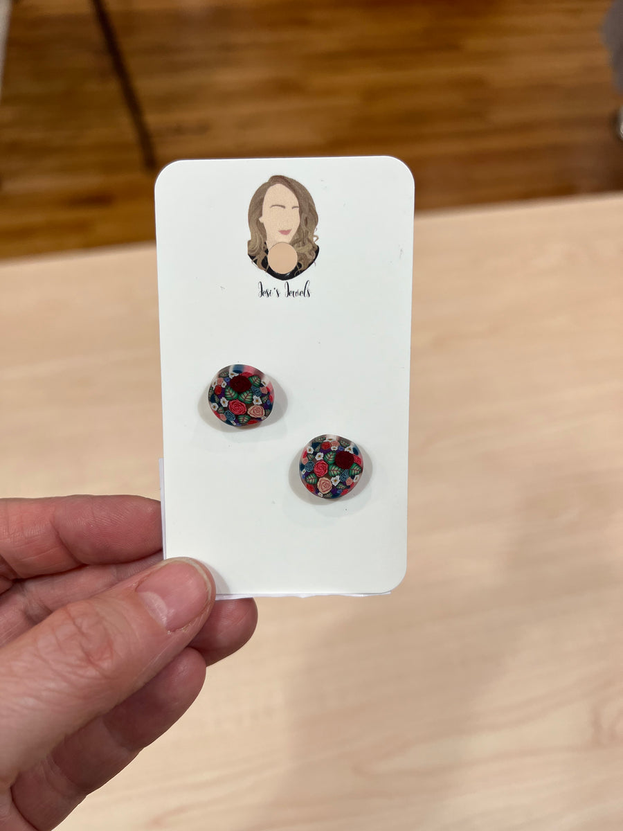 Clay Stud Earrings FINAL SALE