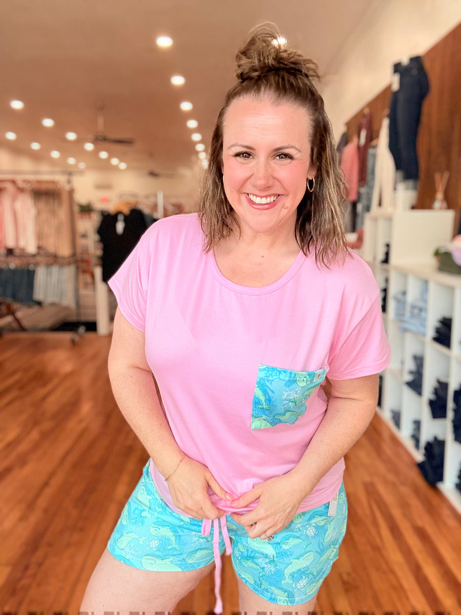 Lounge Shorts- Whale