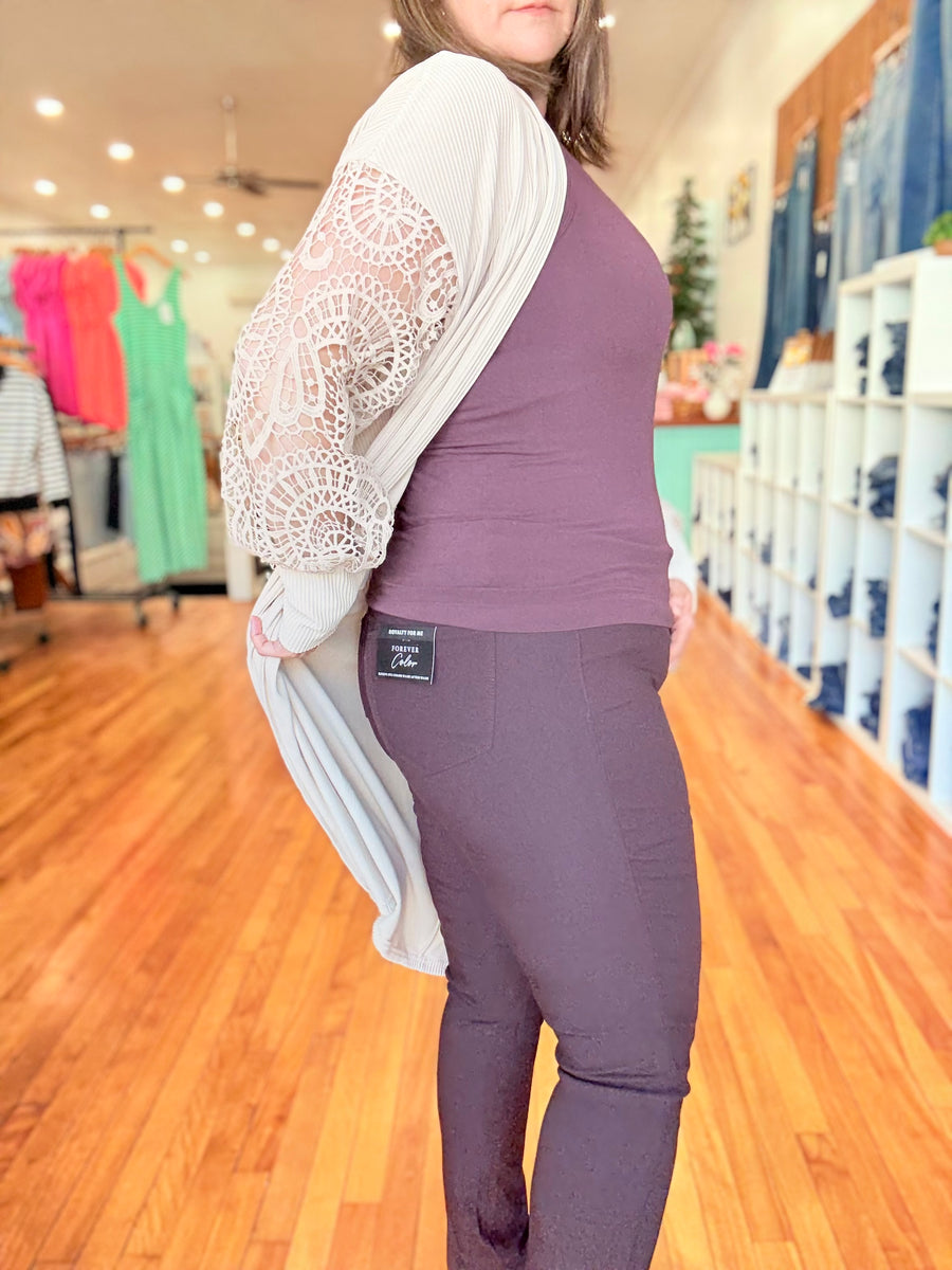 Hyperstretch Skinny- Dark Berry