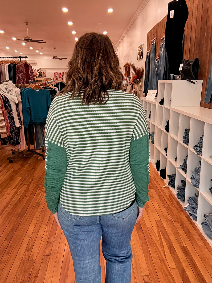 Green Stripe Thermal