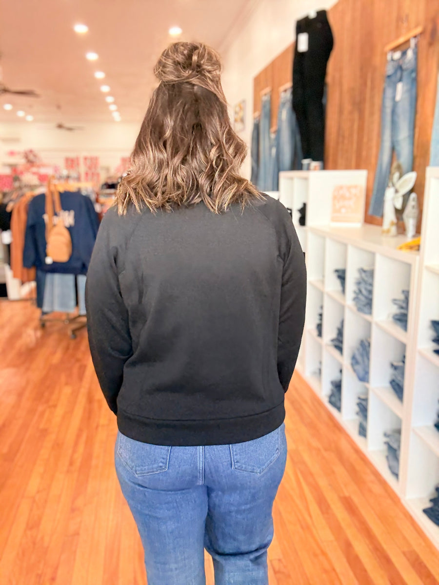 Hamptons Pullover- Black