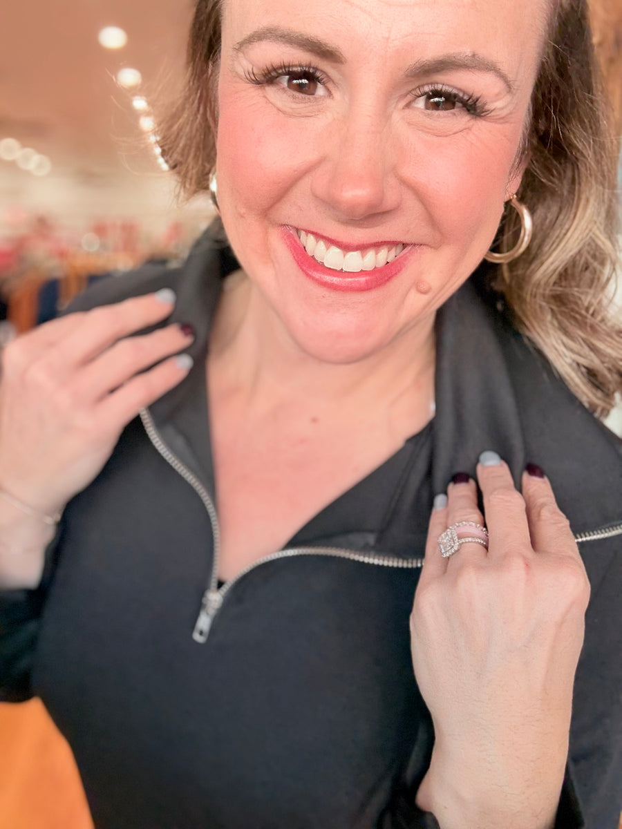 Hamptons Pullover- Black