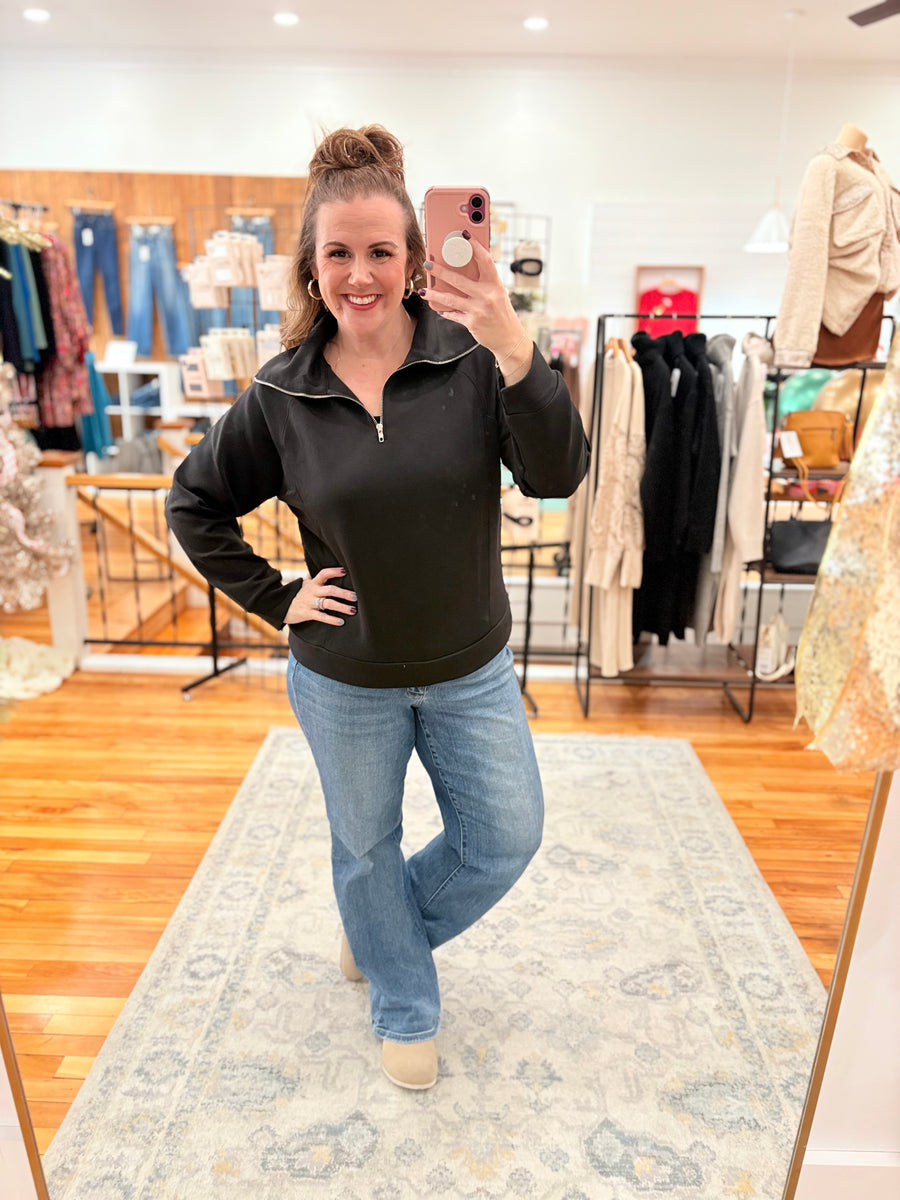 Hamptons Pullover- Black