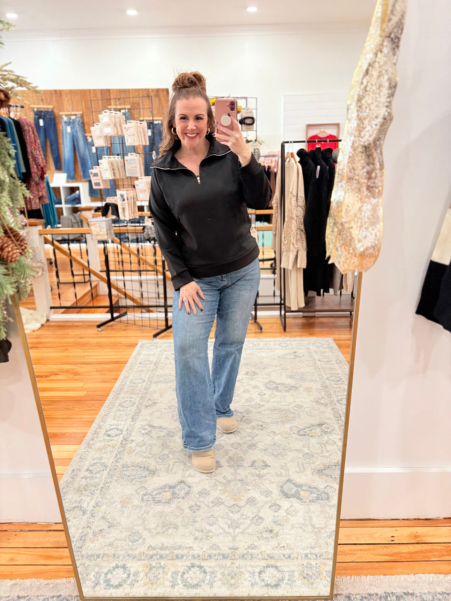 Hamptons Pullover- Black