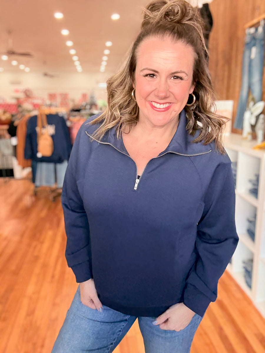 Hamptons Pullover- Navy