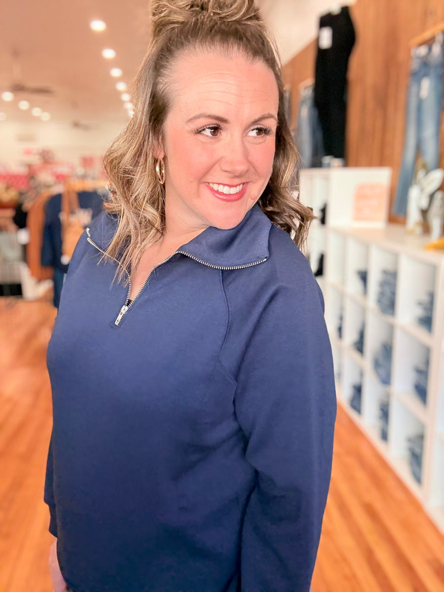 Hamptons Pullover- Navy