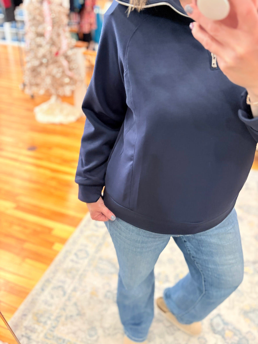 Hamptons Pullover- Navy