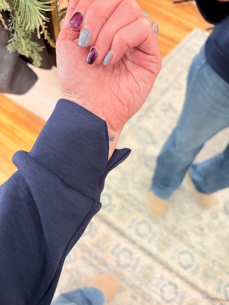 Hamptons Pullover- Navy