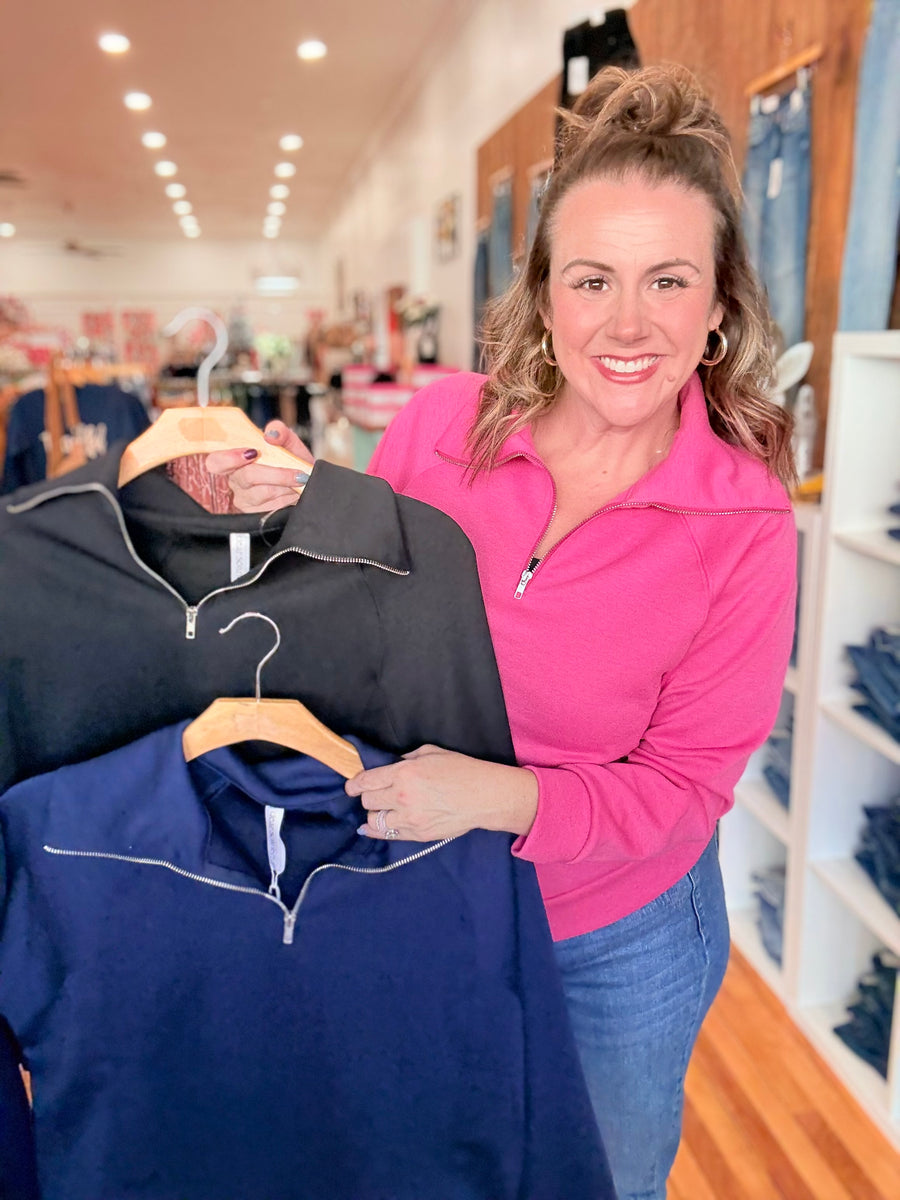 Hamptons Pullover- Black