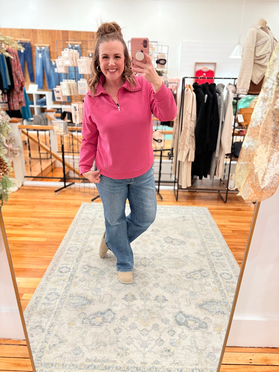 Hamptons Pullover- Hot Pink