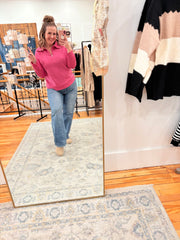 Hamptons Pullover- Hot Pink