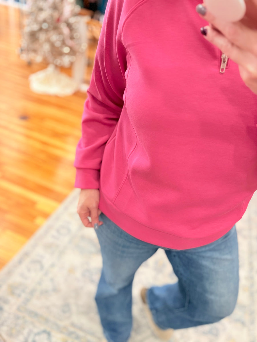 Hamptons Pullover- Hot Pink