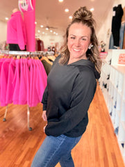 Seaside Hoodie- Black