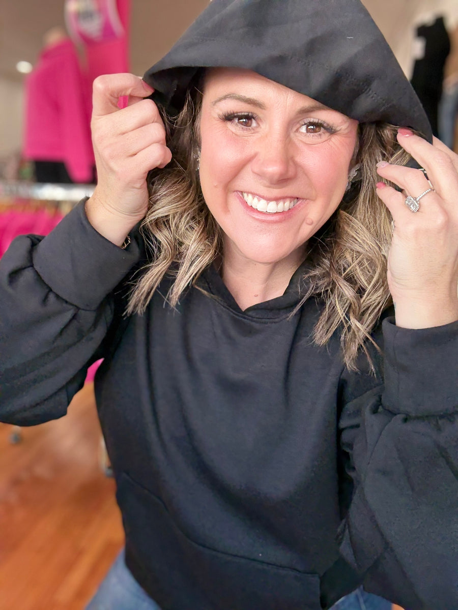 Seaside Hoodie- Black