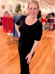 Paper Bag Pants- Black