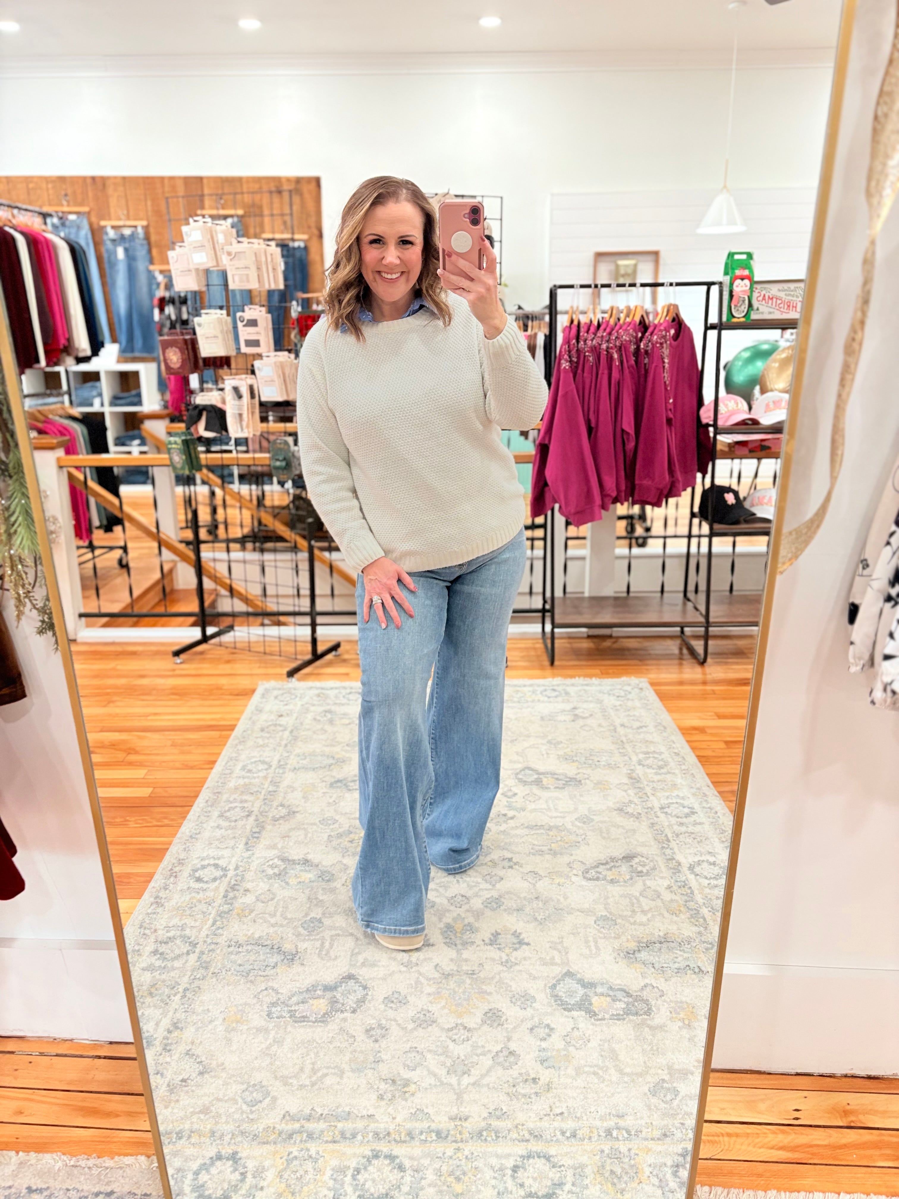 Midrise Retro Wide Leg