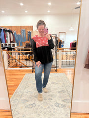 Heart Babydoll with Ruffle Sleeve