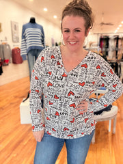 Graffiti Tunic- Ivory