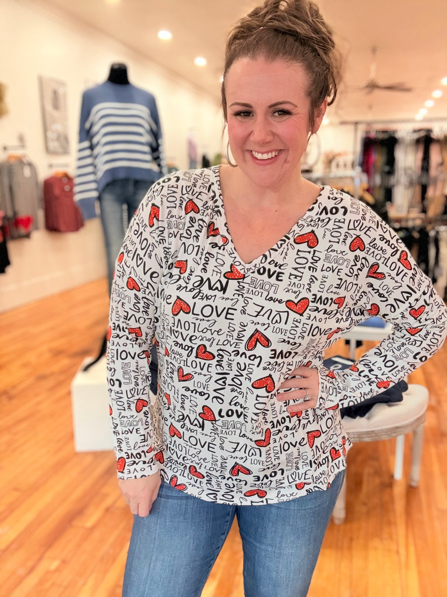 Graffiti Tunic- Ivory