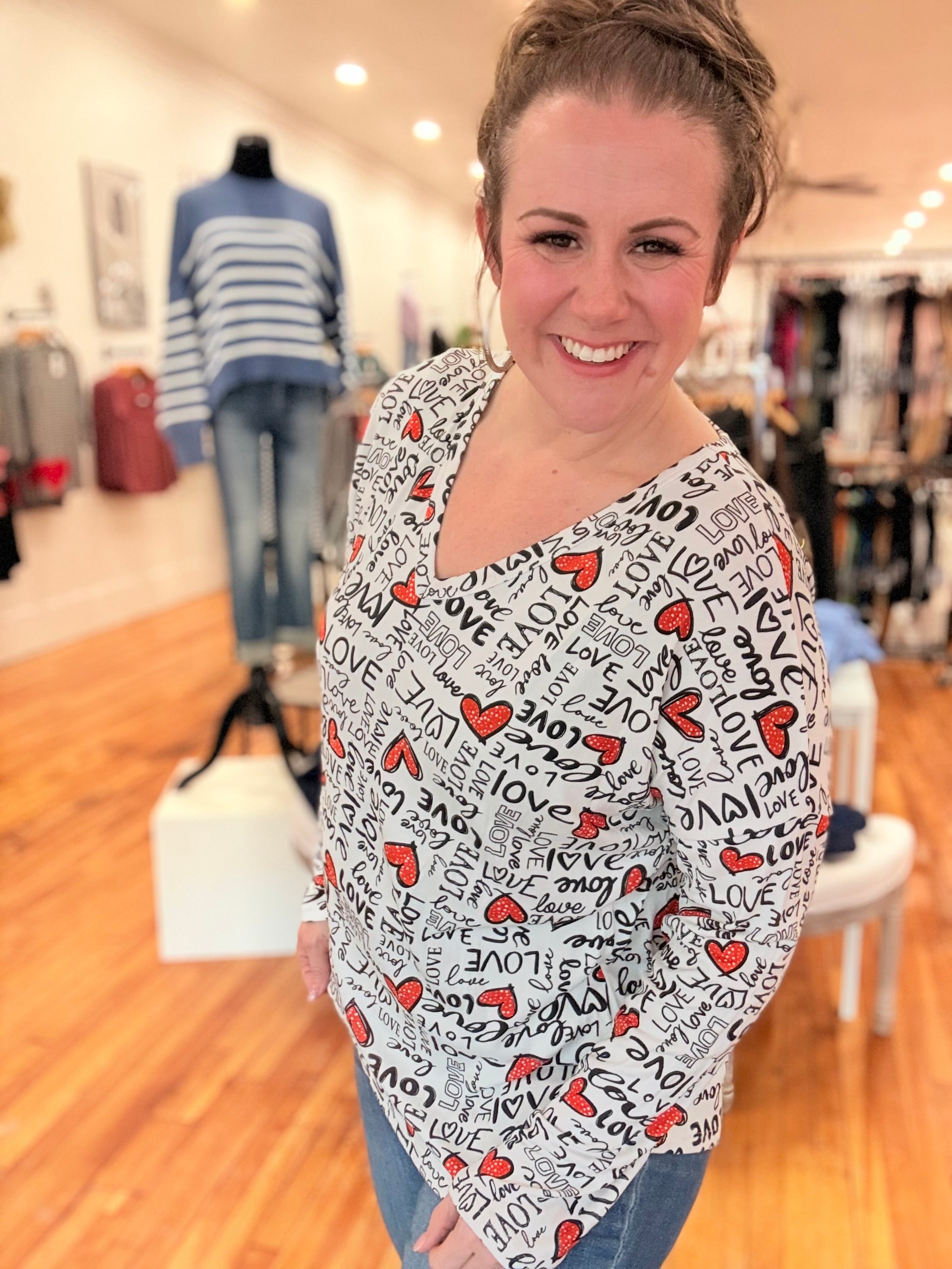 Graffiti Tunic- Ivory