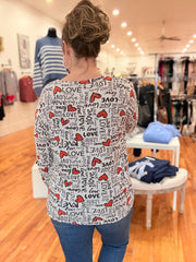 Graffiti Tunic- Ivory