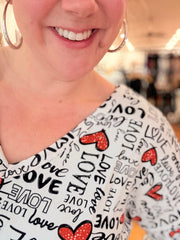 Graffiti Tunic- Ivory