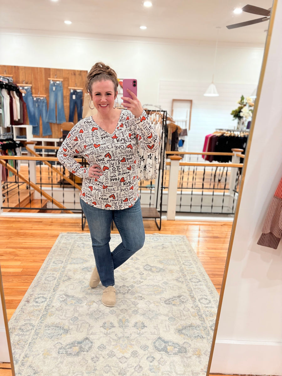 Graffiti Tunic- Ivory