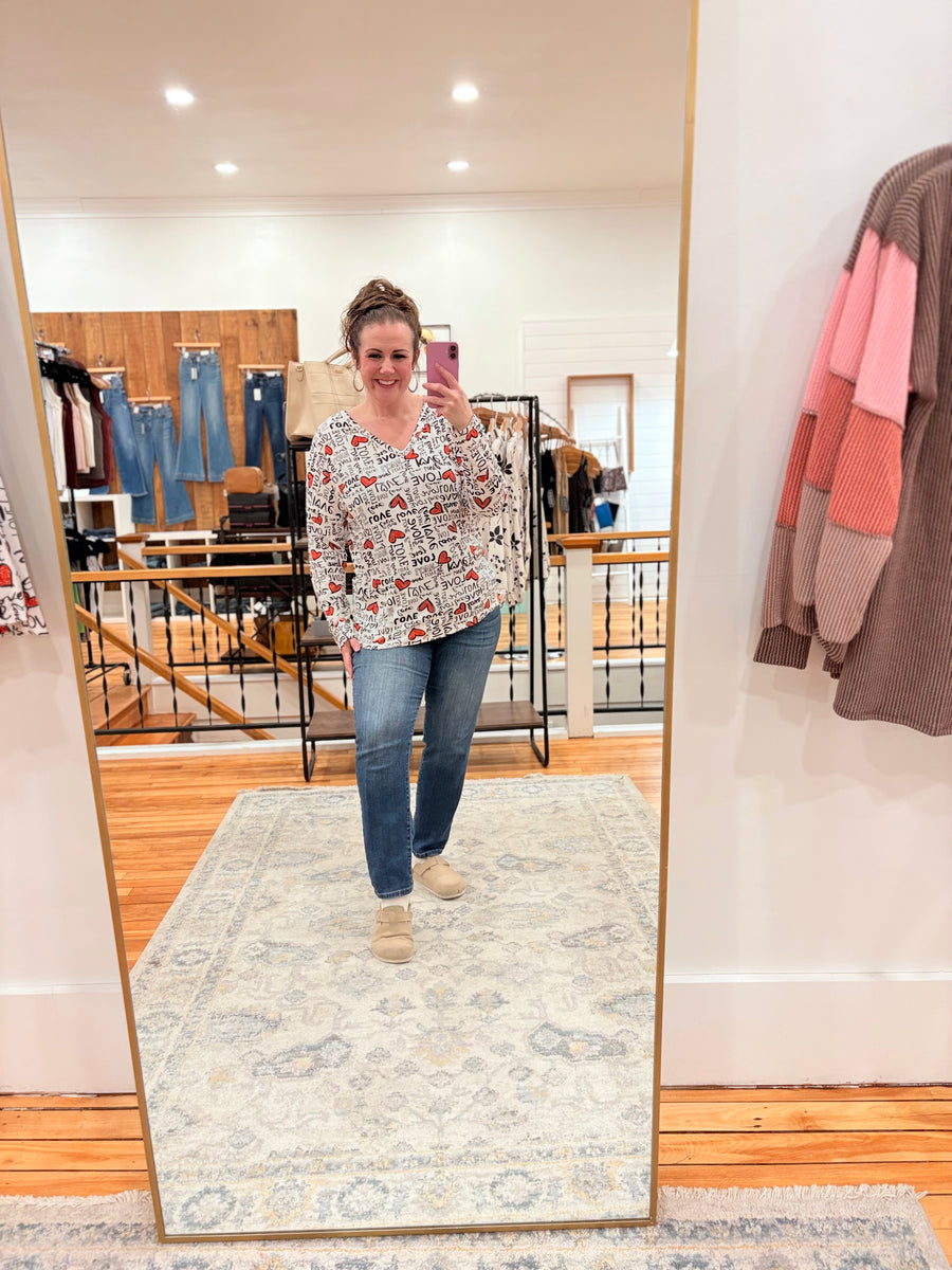 Graffiti Tunic- Ivory