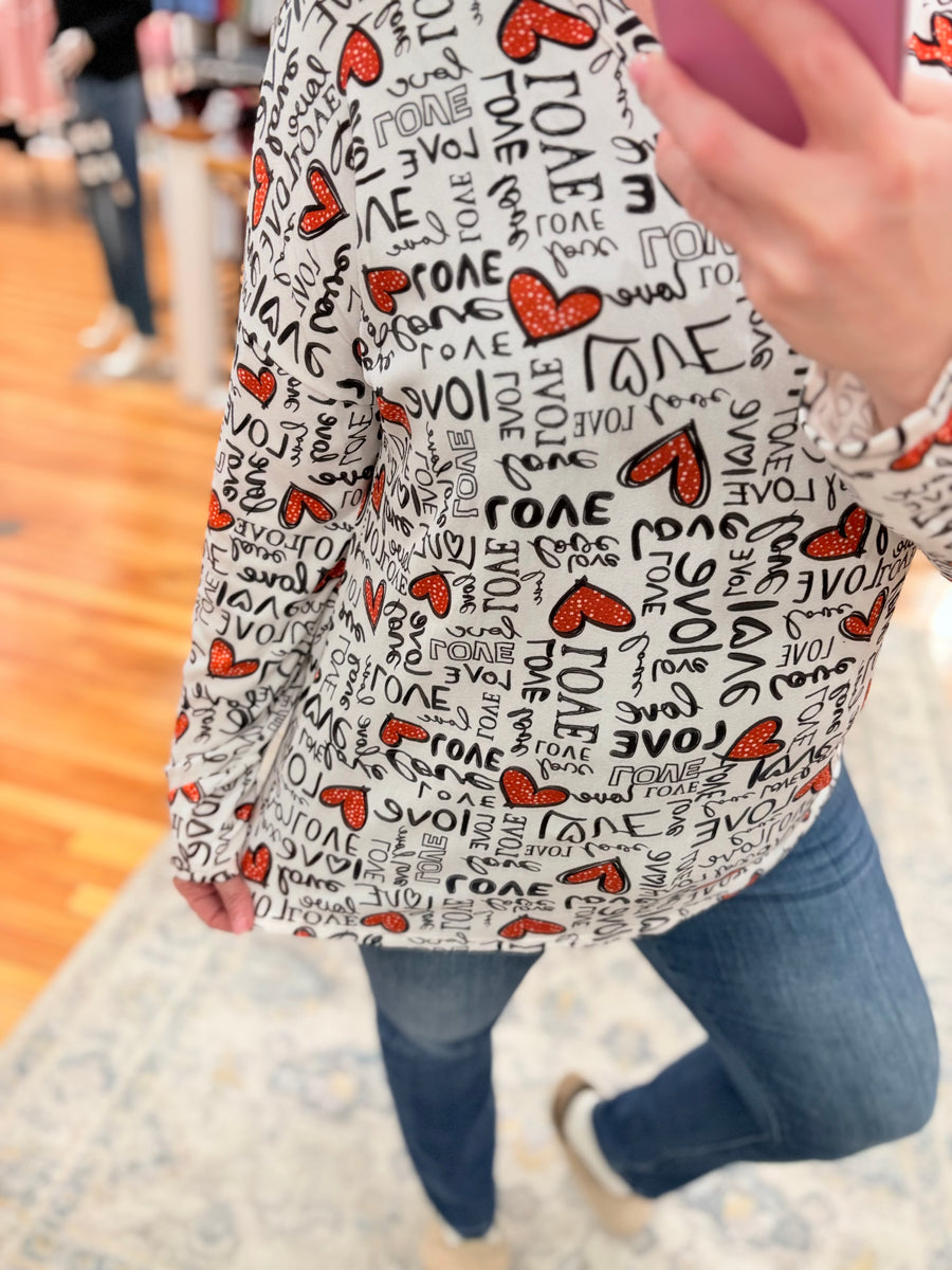 Graffiti Tunic- Ivory