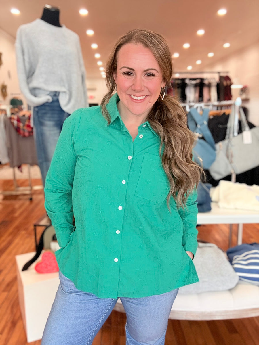 Soft Stitch- Emerald Green